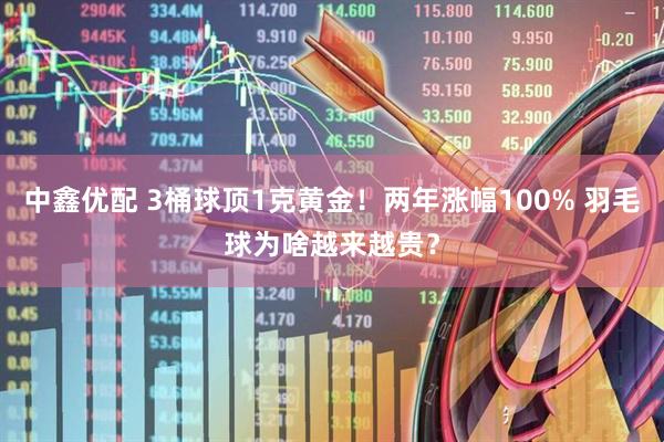 中鑫优配 3桶球顶1克黄金！两年涨幅100% 羽毛球为啥越来越贵？